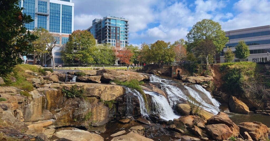 Falls Park on the Reedy in Greenville, SC