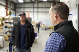 jason burbage leading a punch list pros team meeting